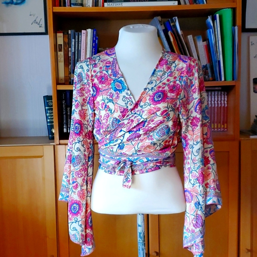 Boho wrap top
